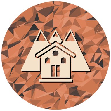 ev simgesi vektör illüstrasyonu