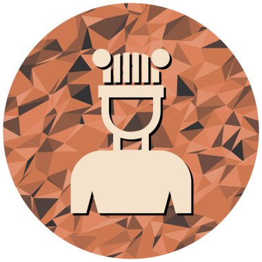 Bir adamın vektör illüstrasyonu 