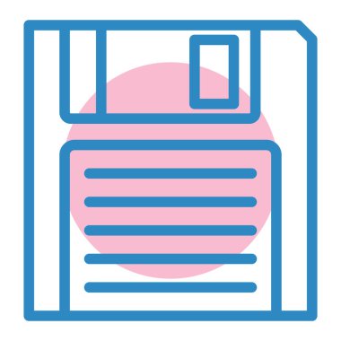 Disket disket. Basit resimleme