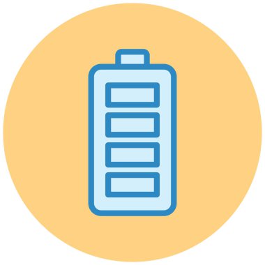 Pil. Web simgesi basit tasarım