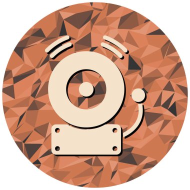 Çan simgesi, vektör illüstrasyonu basit tasarım