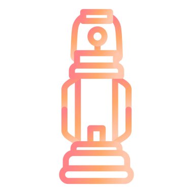 Yağ lambası. Web simgesi basit illüstrasyon