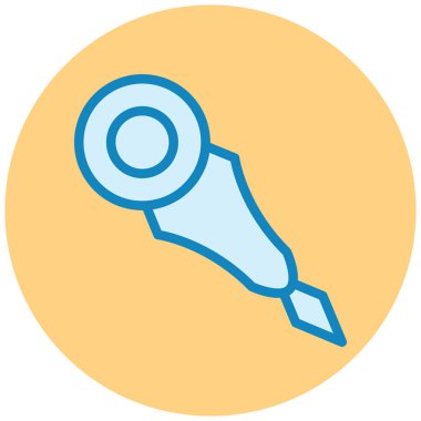 İğne. Web simgesi basit illüstrasyon