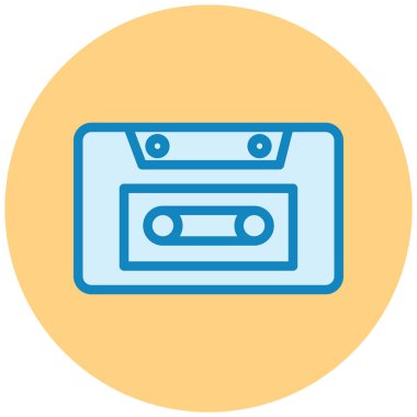 kaset teyp vektör simgesi