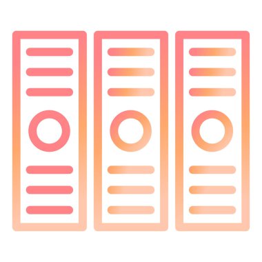 Arşiv. Web simgesi basit illüstrasyon 