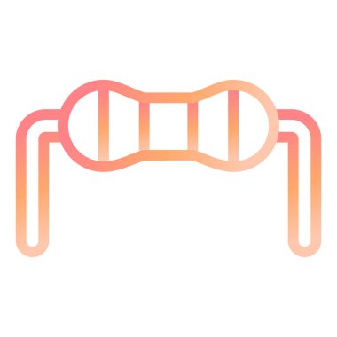 Direnç modern simge vektör illüstrasyonu 