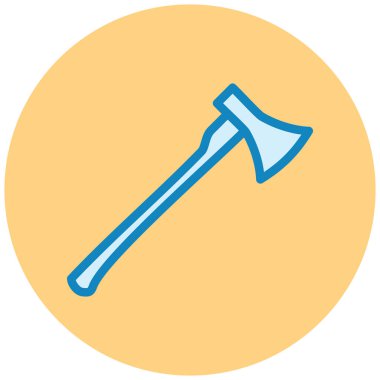 Balta. Web simgesi basit illüstrasyon