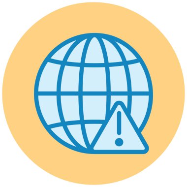 küresel ağ. Basit resimleme