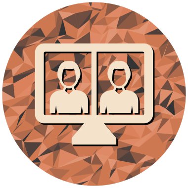 Sosyal medya ikonu. düz dizayn biçimi 10