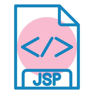 dosya biçimi simgesi, vektör illüstrasyonu