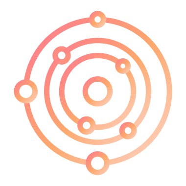 Bir çip simgesinin vektör çizimi