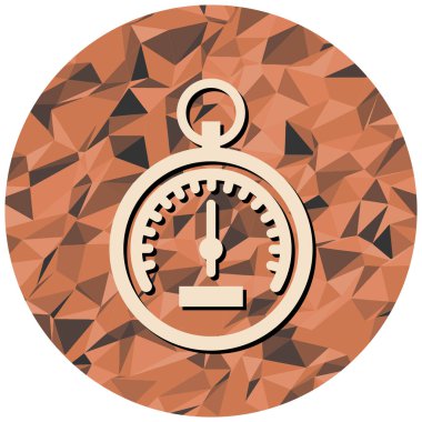 Modern ve mutlu yeni yıl simgesinin vektör çizimi