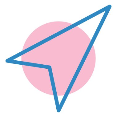 Uçak. Web simgesi basit illüstrasyon