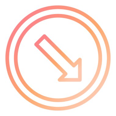  Sağ modern simge vektör illüstrasyonunu koru 