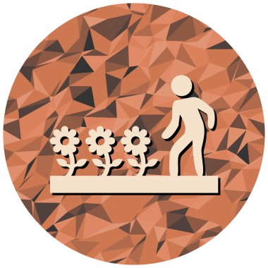 Çiçekli bir ağaç simgesi