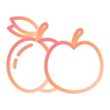 Damson. Web simgesi basit illüstrasyon 