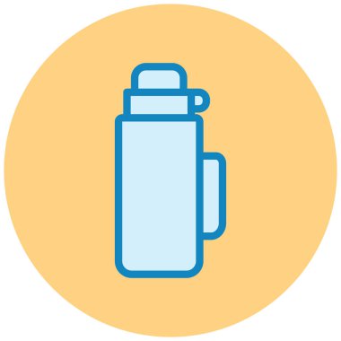 Şişe. Web simgesi basit illüstrasyon