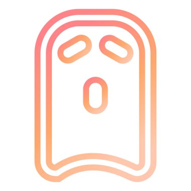 Bir havlu simgesinin vektör illüstrasyonu