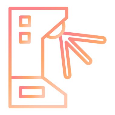 Turnike modern simge vektör illüstrasyonu 