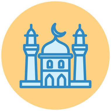 Cami. Web simgesi basit tasarım