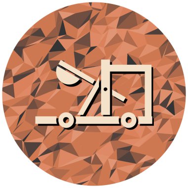 Mancınık simgesinin vektör çizimi