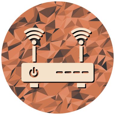 Wi-fi yönlendirici. Basit resimleme