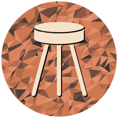 Bavul. Web simgesi basit illüstrasyon