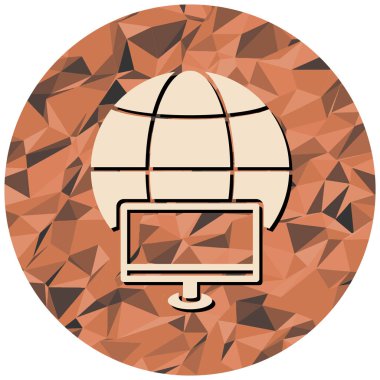 seo modern simgesinin vektör illüstrasyonu