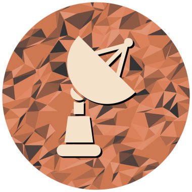 Uydu anteni. Web simgesi