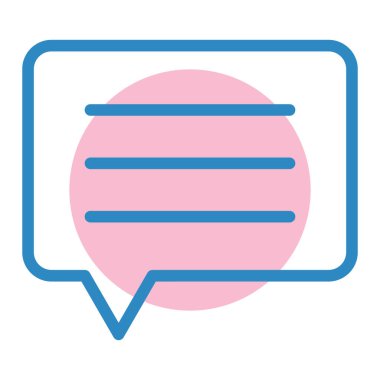 Sohbet balonu Basit resimleme