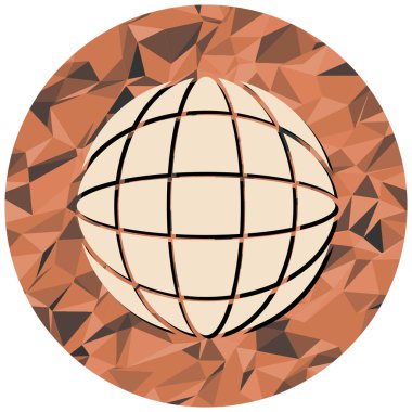 Küreyle Soyut Arkaplan