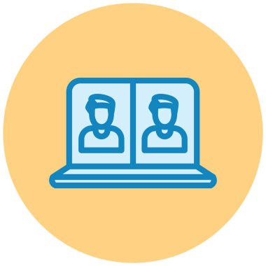 kullanıcı. Web simgesi basit illüstrasyon