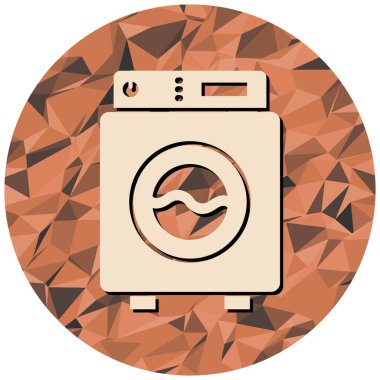 Çamaşır makinesi. Basit tasarım