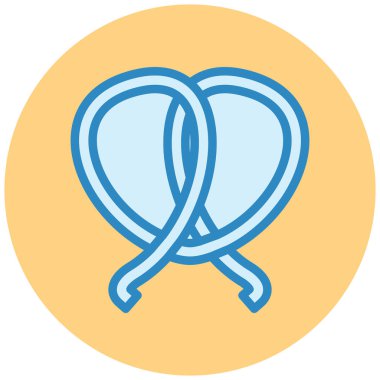 Kalp. Web simgesi vektör illüstrasyonu