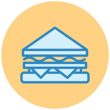 Yemek. Web simgesi basit illüstrasyon