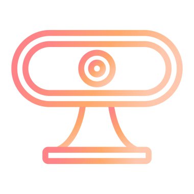 Web kamerası. Web simgesi basit illüstrasyon 