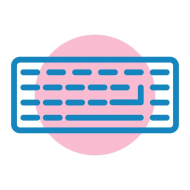 Bilet. Web simgesi basit illüstrasyon