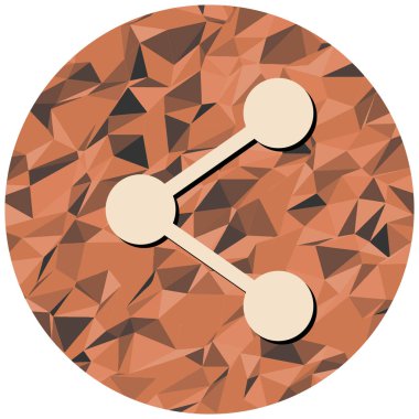 Paylaş. Web simgesi basit tasarım