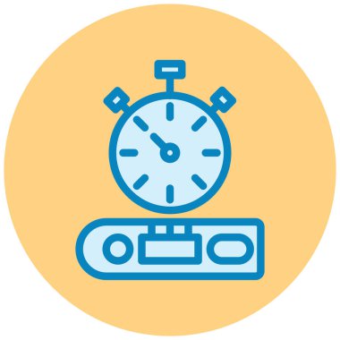 kronometre vektör simgesi modern basit tasarım