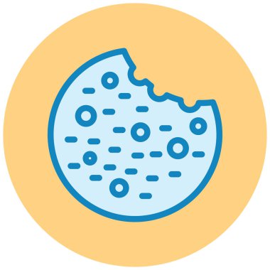 Yemek. Web simgesi basit illüstrasyon