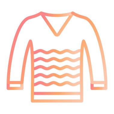 Süveter modern simge vektör illüstrasyonu 