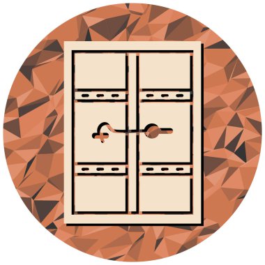 Basit vektör illüstrasyonu, web simgesi 