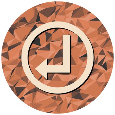 ok simgesi vektör illüstrasyonu 