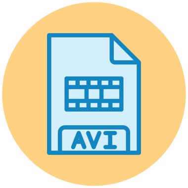 dosya biçimi simgesi, vektör illüstrasyonu