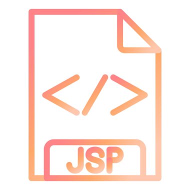 dosya biçimi simgesi, vektör illüstrasyonu