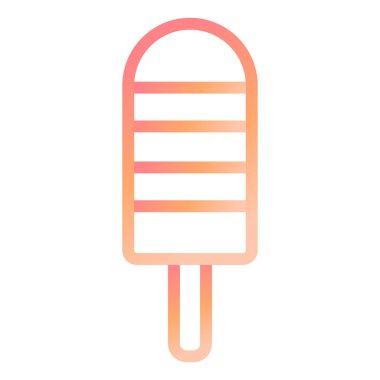 dondurma ikonu vektör illüstrasyonu