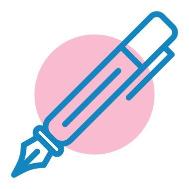 kalem vektör renk simgesi