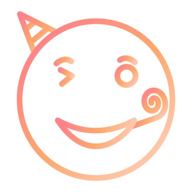 Parti modern simge vektör illüstrasyonu 