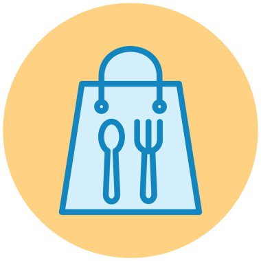 Alışveriş çantası. Basit tasarım