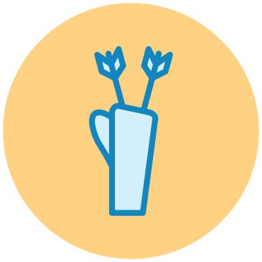 Lale. Web simgesi basit illüstrasyon